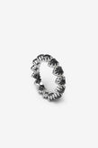 Stolen Girlfriends Club Love Claw Eternity Ring - Silver/Onyx
