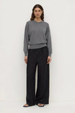 Assembly Everyday Linen Pant - Black