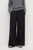 Assembly Everyday Linen Pant - Black
