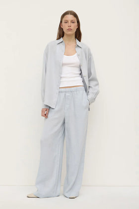Assembly Everyday Linen LS Shirt - Cloud