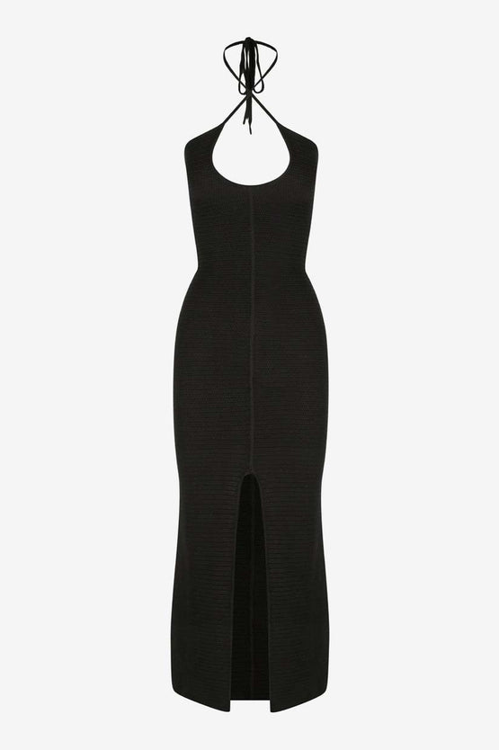 Shona Joy Eve Keyhole Midi - Black