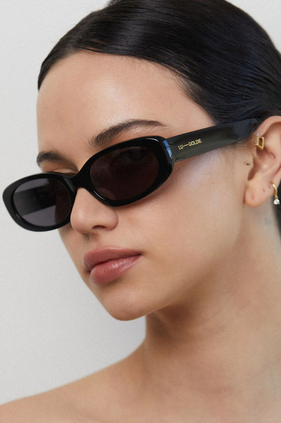 Lu Goldie Evie Sunglasses - Black