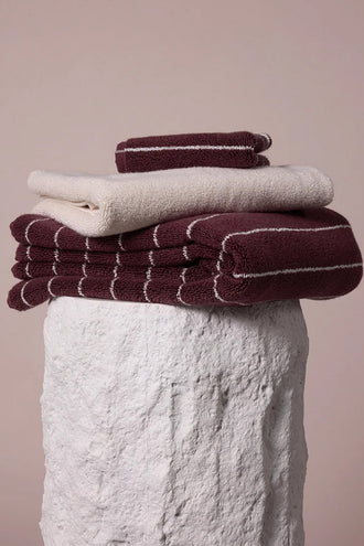 Hommey 2 Pack Face Washer - Merlot