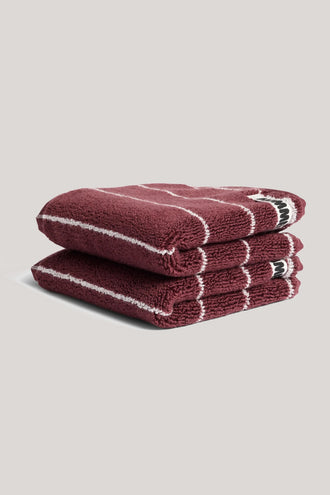 Hommey 2 Pack Face Washer - Merlot