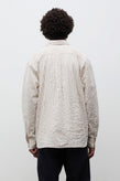 Norse Projects Falster Stripe Oversized Shirt - Natural Ecru