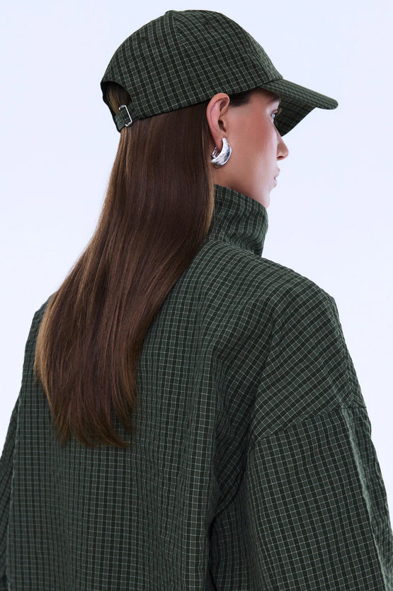 Ena Pelly Falcon Cap - Green Check