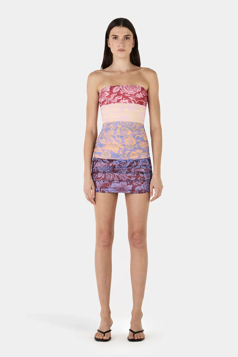 Hansen & Gretel Fredric Mini Dress - Baja Bloom