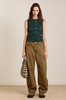 Damson Madder Felix Jeans - Quince Gingham