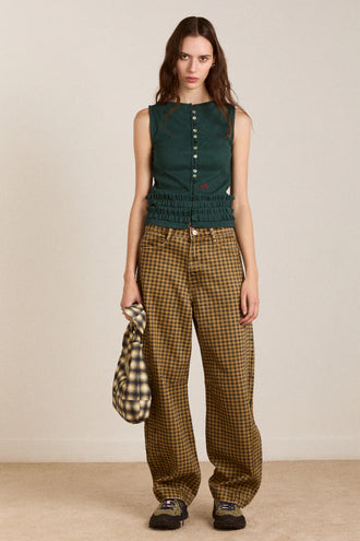 Damson Madder Felix Jeans - Quince Gingham