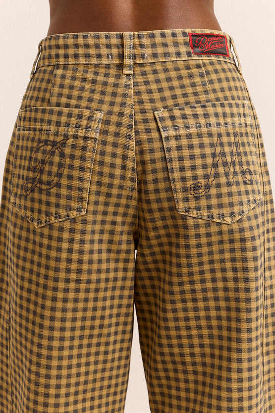 Damson Madder Felix Jeans - Quince Gingham