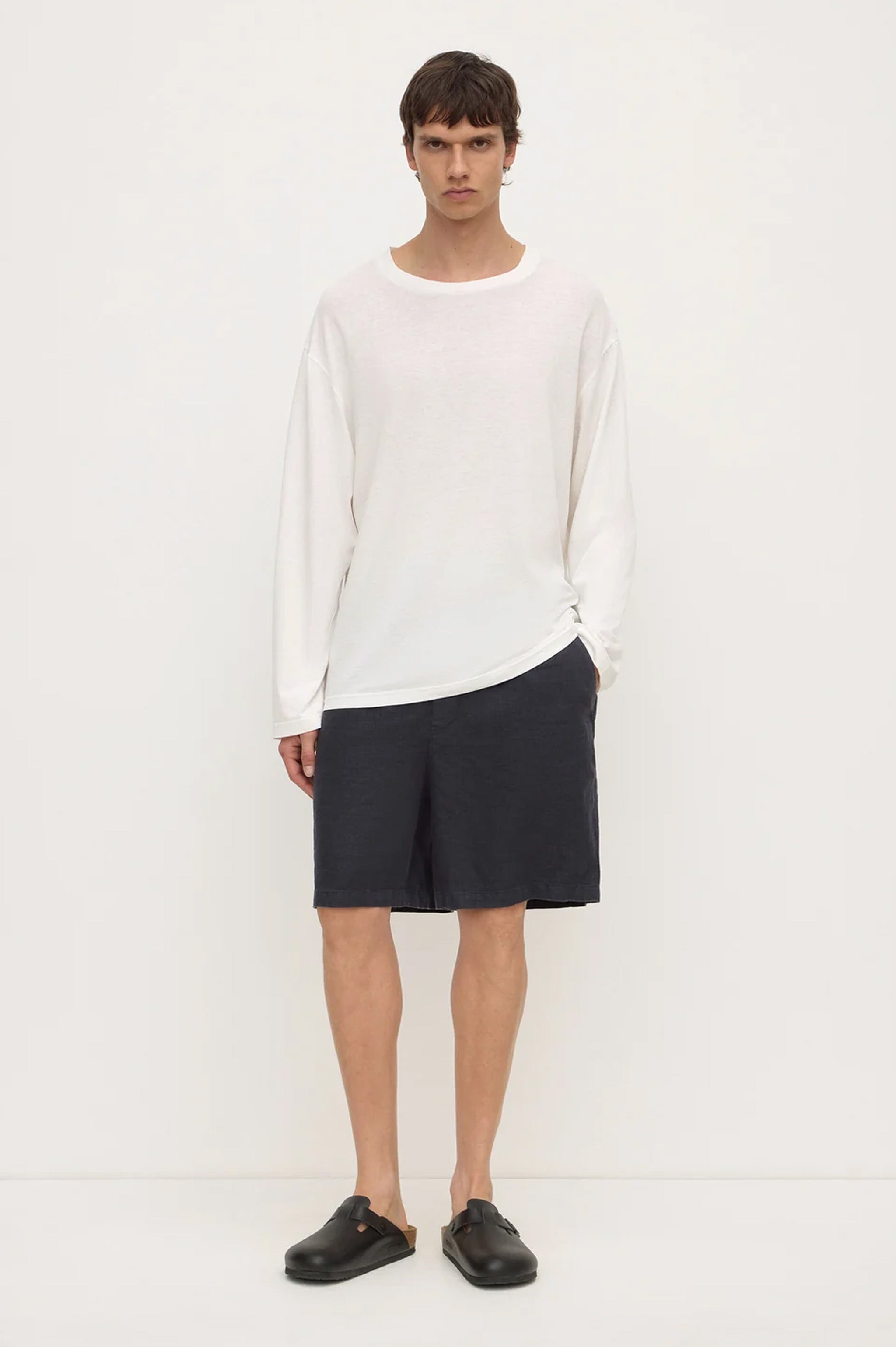 Assembly Finley Linen Short - True Navy