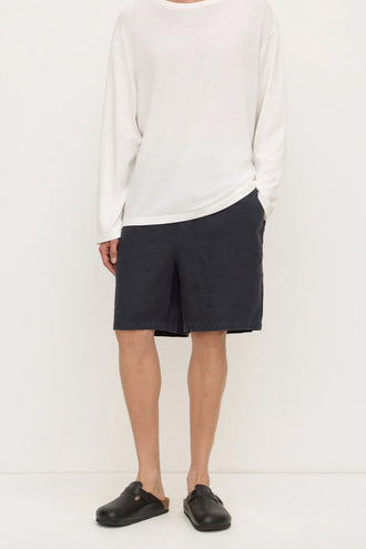 Assembly Finley Linen Short - True Navy