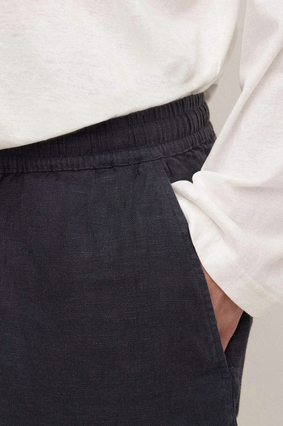 Assembly Finley Linen Short - True Navy