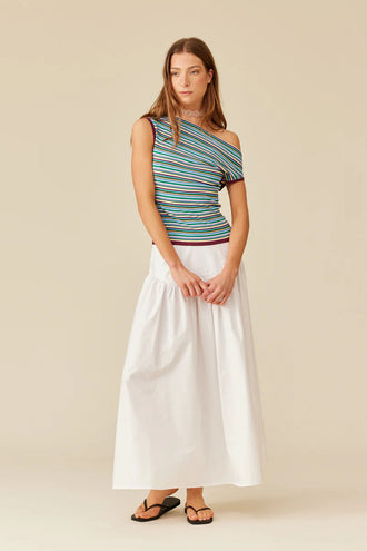 Ruby Emma Knit Top - Pink Fine Line Multi
