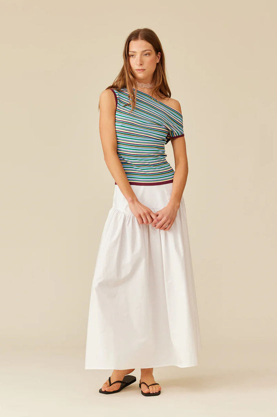 Ruby Emma Knit Top - Pink Fine Line Multi
