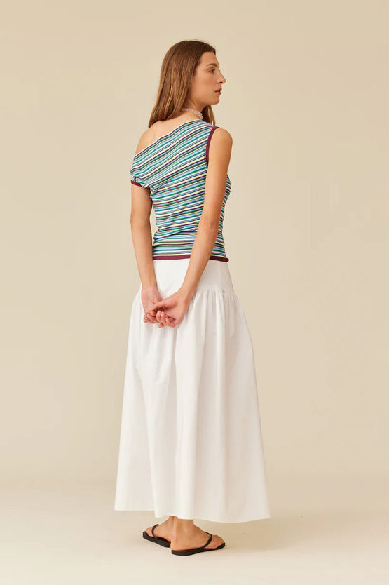 Ruby Emma Knit Top - Pink Fine Line Multi