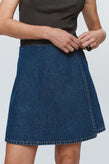 Marle Finn Skirt - Washed Indigo