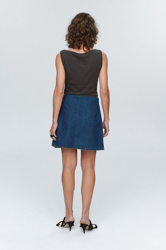 Marle Finn Skirt - Washed Indigo