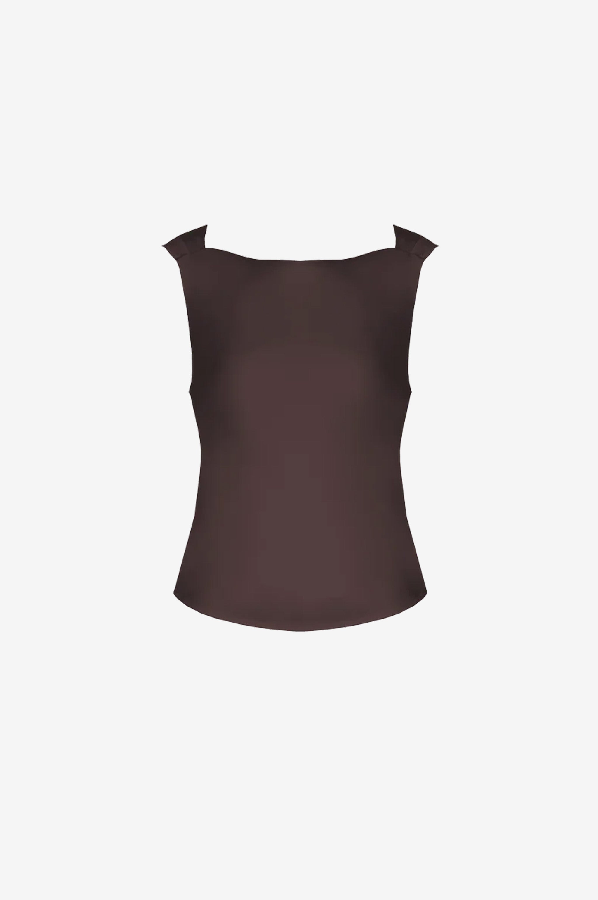 Ruby Firebird Cowl Top - Espresso