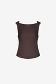 Ruby Firebird Cowl Top - Espresso