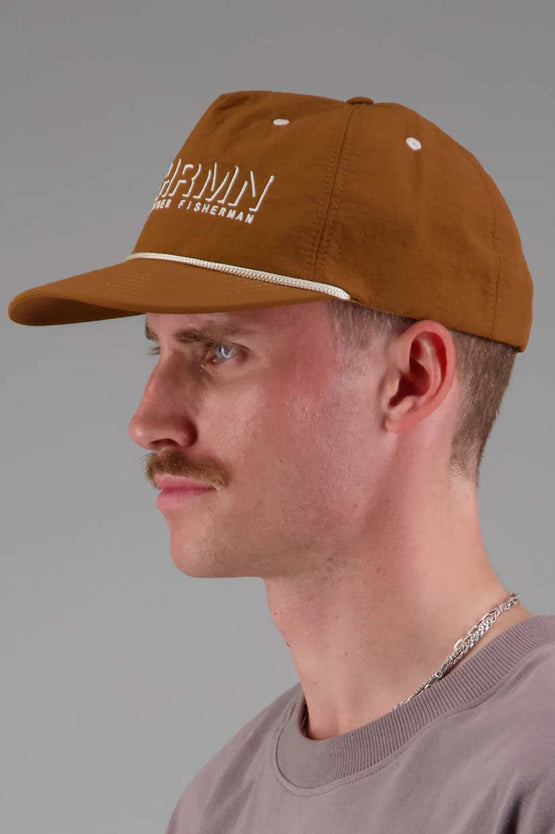 Just Another Fisherman FSHRMN Cap - Brown