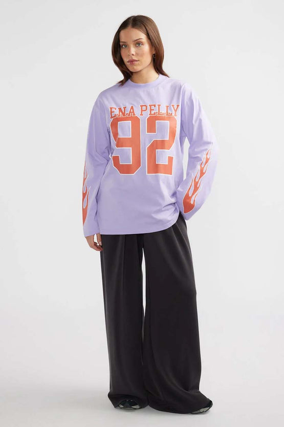 Ena Pelly Flame Jersey LS - Pink