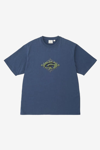 Gramicci Flames Tee - Navy