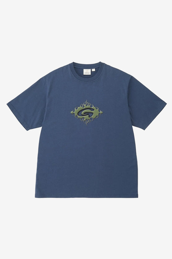 Gramicci Flames Tee - Navy