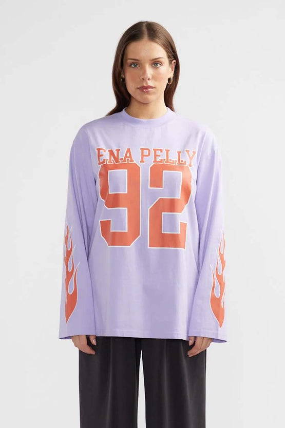 Ena Pelly Flame Jersey LS - Pink