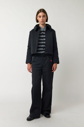 Sylvester Flight Jacket - Black
