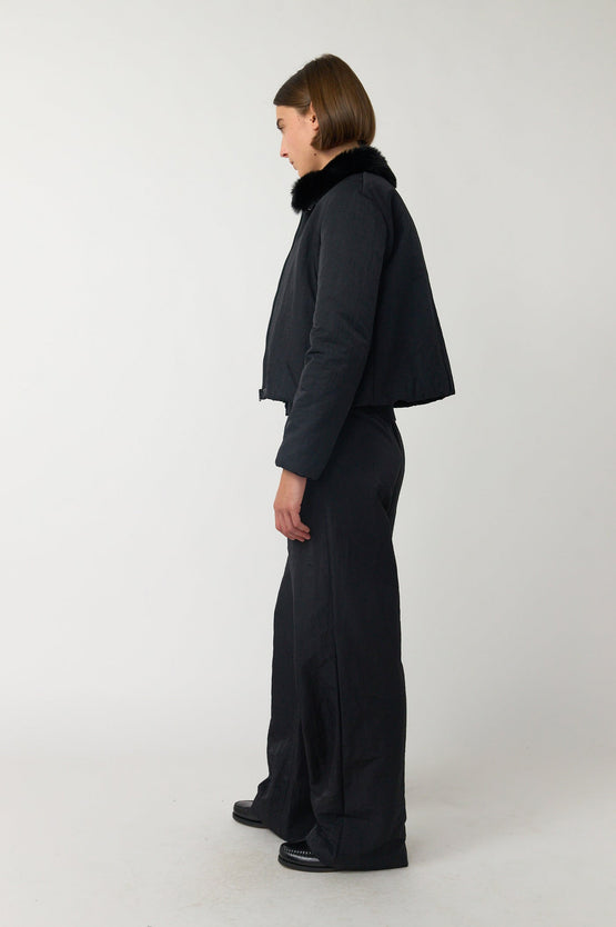 Sylvester Flight Jacket - Black