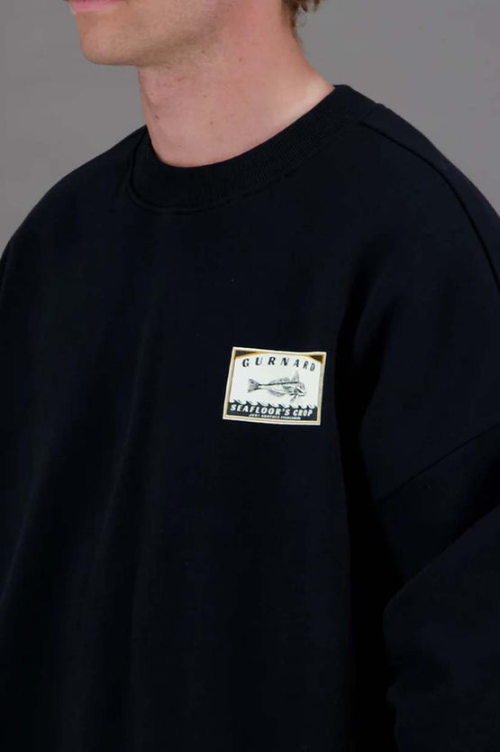 Just Another Fisherman Seafloors Crew - Black