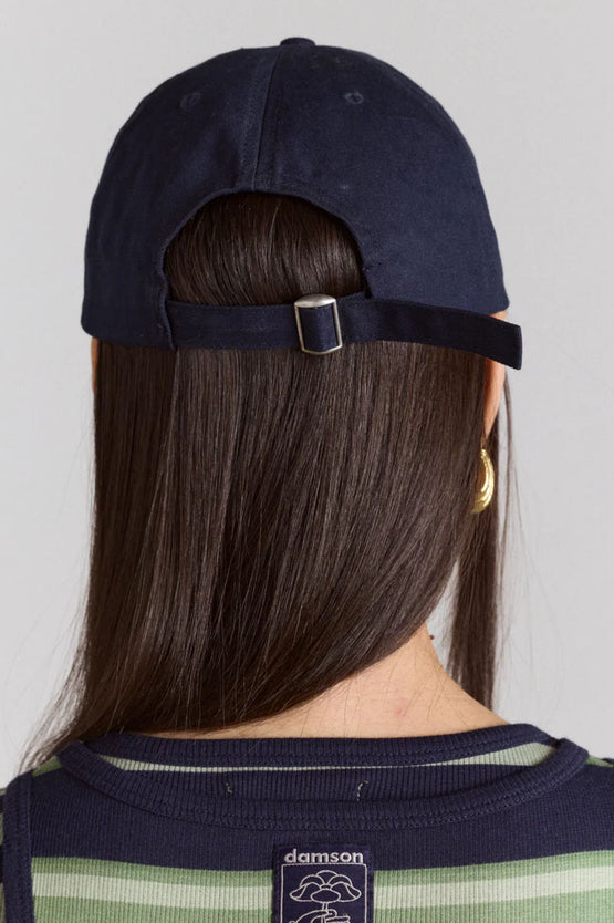 Damson Madder Flower Cap - Navy