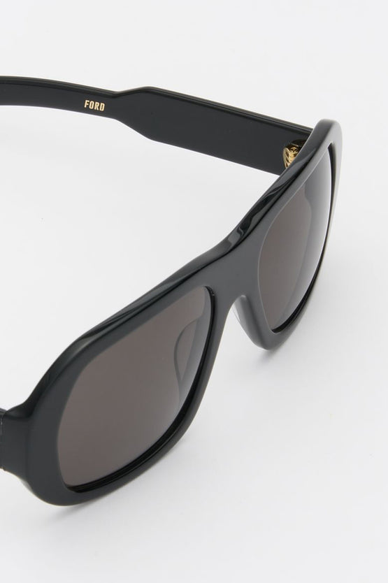 Flatlist Ford - Solid Black / Solid Black Lens