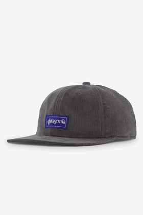 Patagonia Corduroy Cap - Hut Tripper Label: Forge Grey