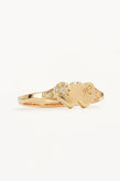 By Charlotte Forever Intertwined Heart Signet Ring - Gold