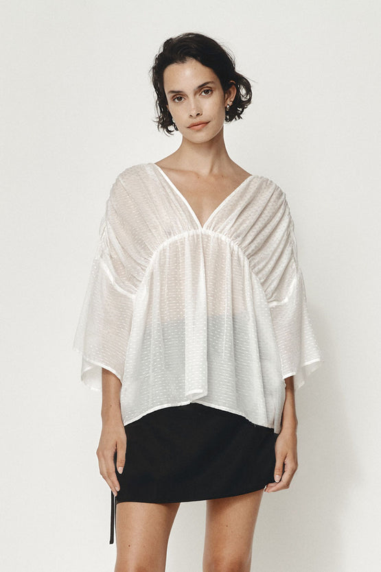 Marle Francine Top - Ivory