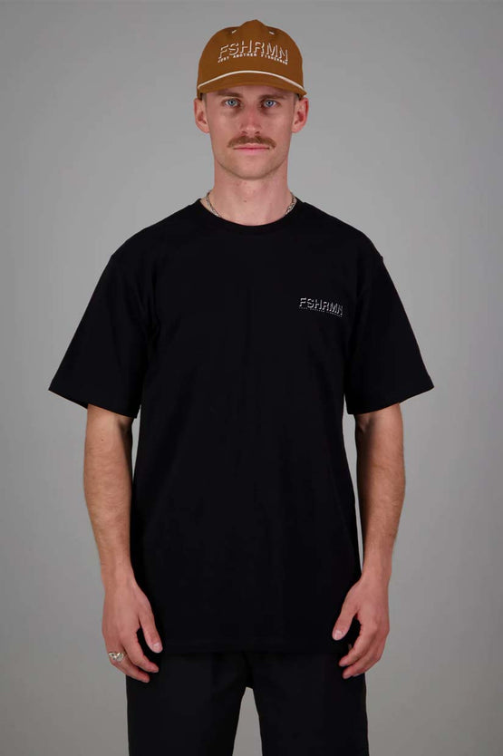 Just Another Fisherman FSHRMN Tee - Black