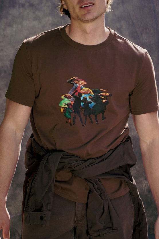 The Loose Company Funhouse T-Shirt - Brown