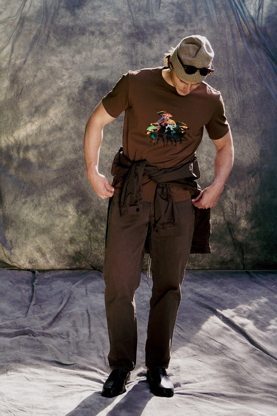 The Loose Company Funhouse T-Shirt - Brown