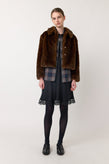 Sylvester Fur Jacket - Brown