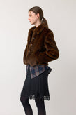 Sylvester Fur Jacket - Brown
