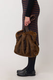 Sylvester Fur Bag - Brown