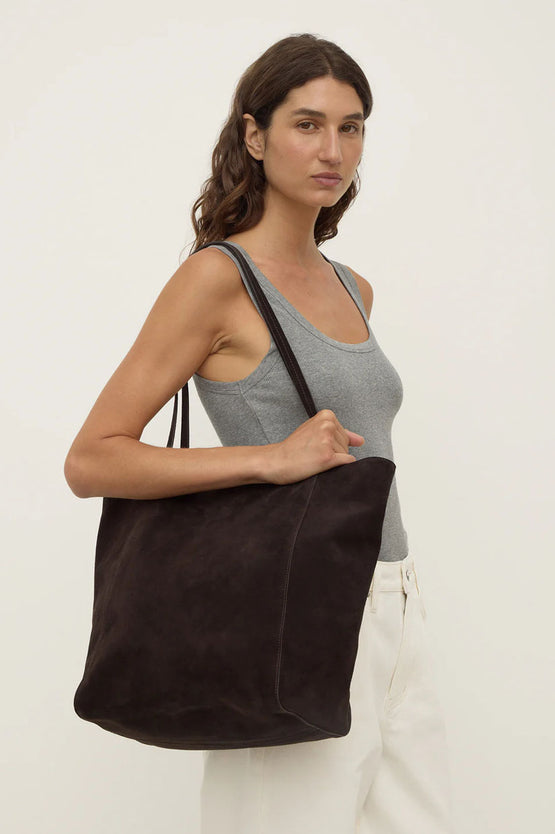 Assembly Paige Suede Tote Bag - Ganache