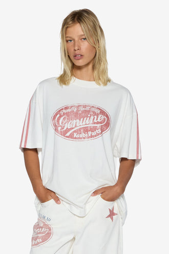 Ksubi Genuine Boyfriend Tee - Vintage White