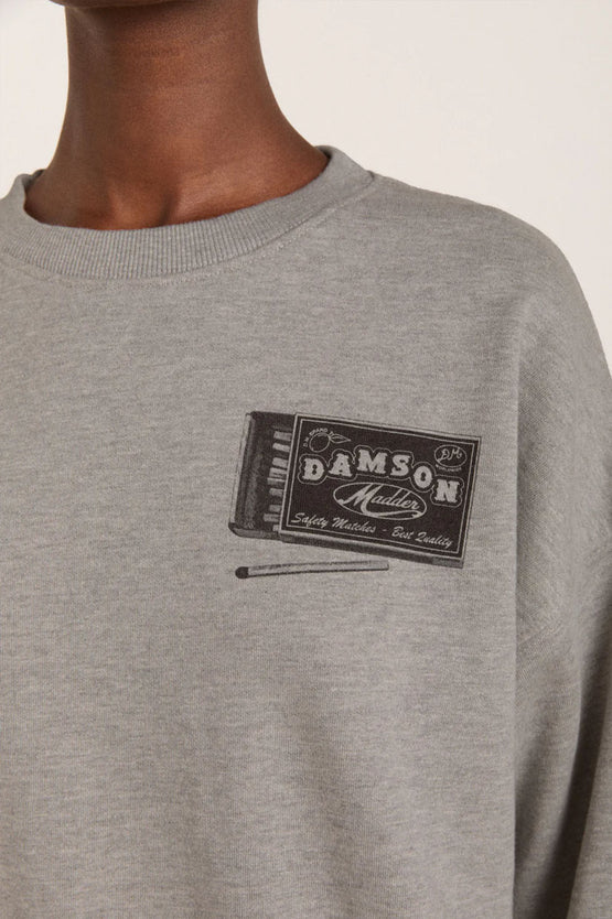 Damson Madder General Store Sweatshirt - Grey