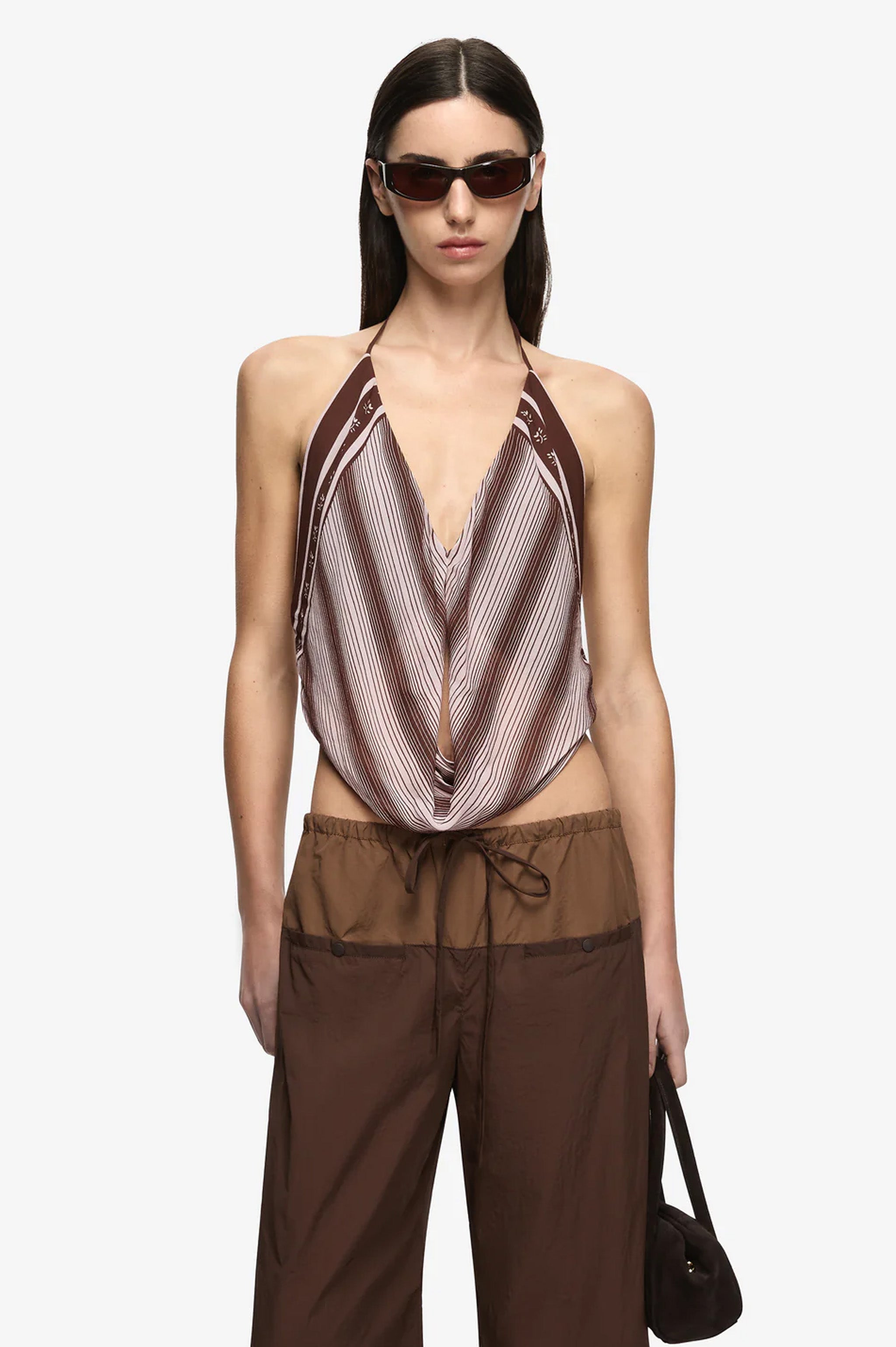 Bec & Bridge Evely Halter Top - Geo Print