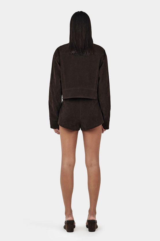 Ownley Gina Bomber Jacket - Rum
