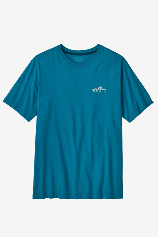 Patagonia Fitz Roy Foothills T-Shirt - Glacial Blue