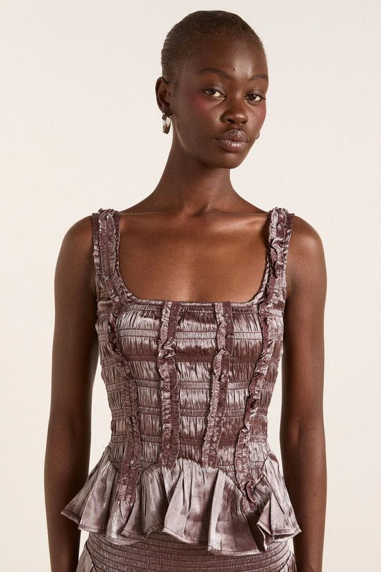 Damson Madder Raphi Cami - Glass Satin